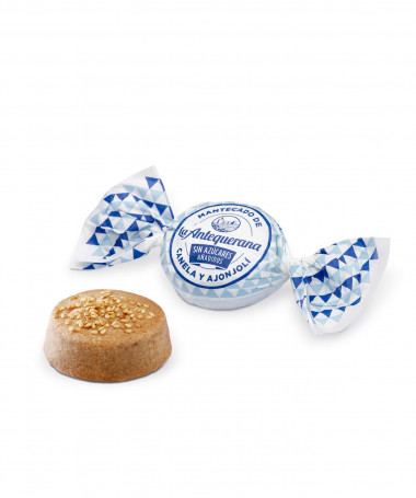 Mantecado de Canela y Ajonjolí sin azúcar - La Antequerana