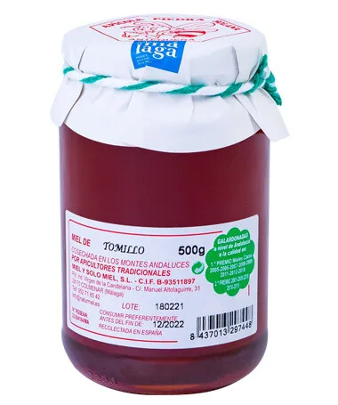 Miel Tomillo P. Solano 500 g
