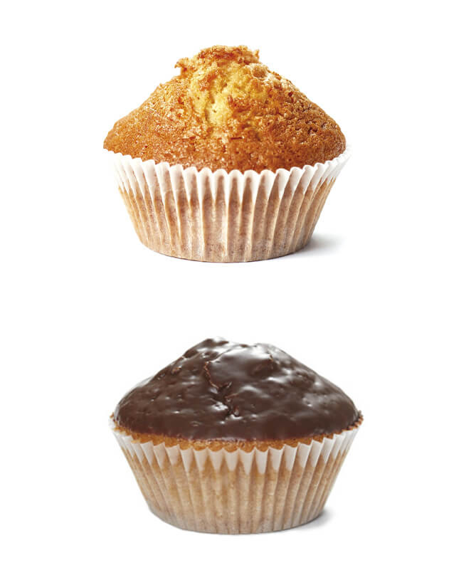 Lote Magdalenas Lover, Magdalenas artesanas y cubiertas de chocolate