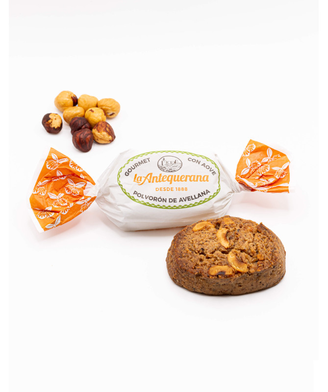 Polvorón Gourmet de Avellana con Aceite de Oliva Virgen Extra