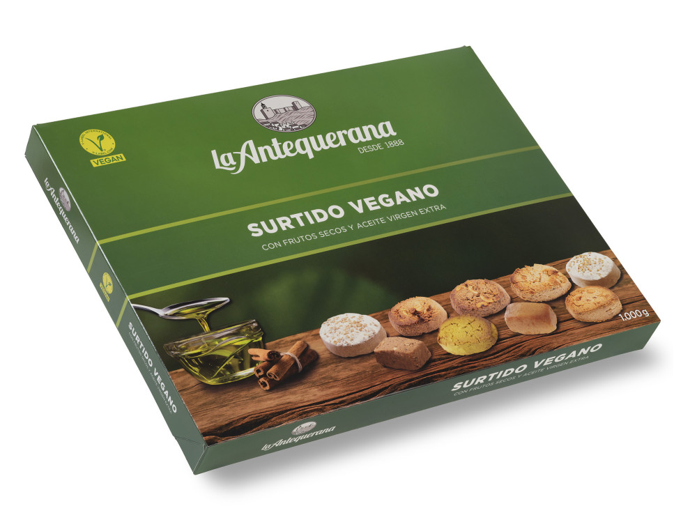 La Antequerana lanza el primer surtido navideño vegano del mercado 